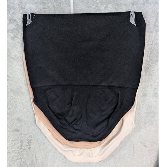 NAUTICA 3 Pack Womens M Logo Seamless Shaping Briefs Panties Black Beige Cream - Picture 7 of 9